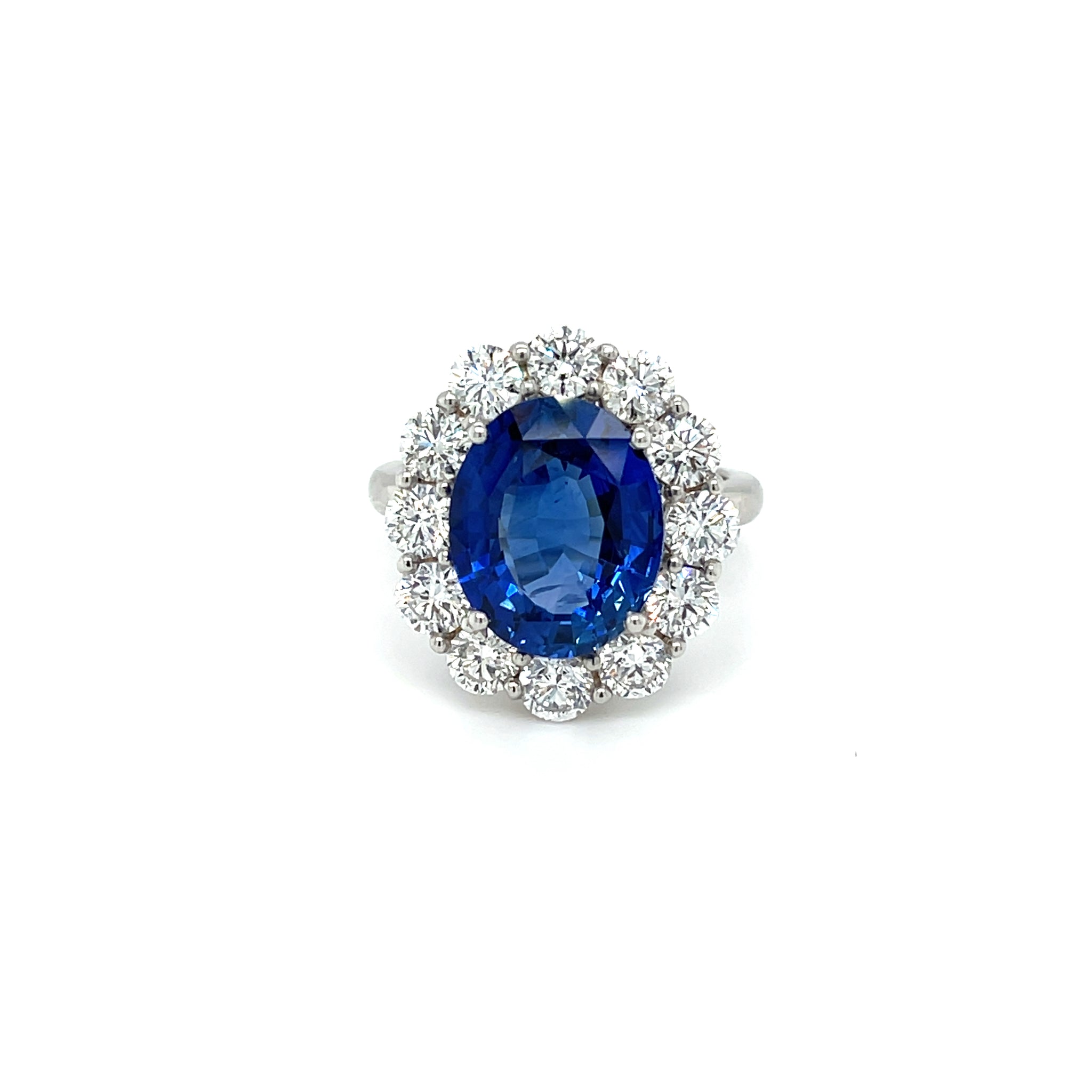 The fishing net ring with a blue sapphire- size 7 ready to ship – Sandrine  B.